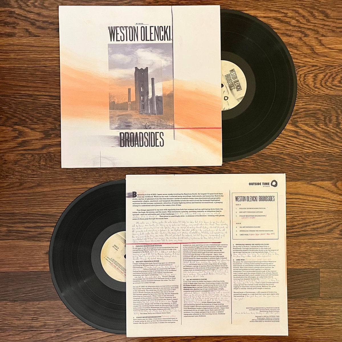 Weston Olencki - Broadsides vinyl