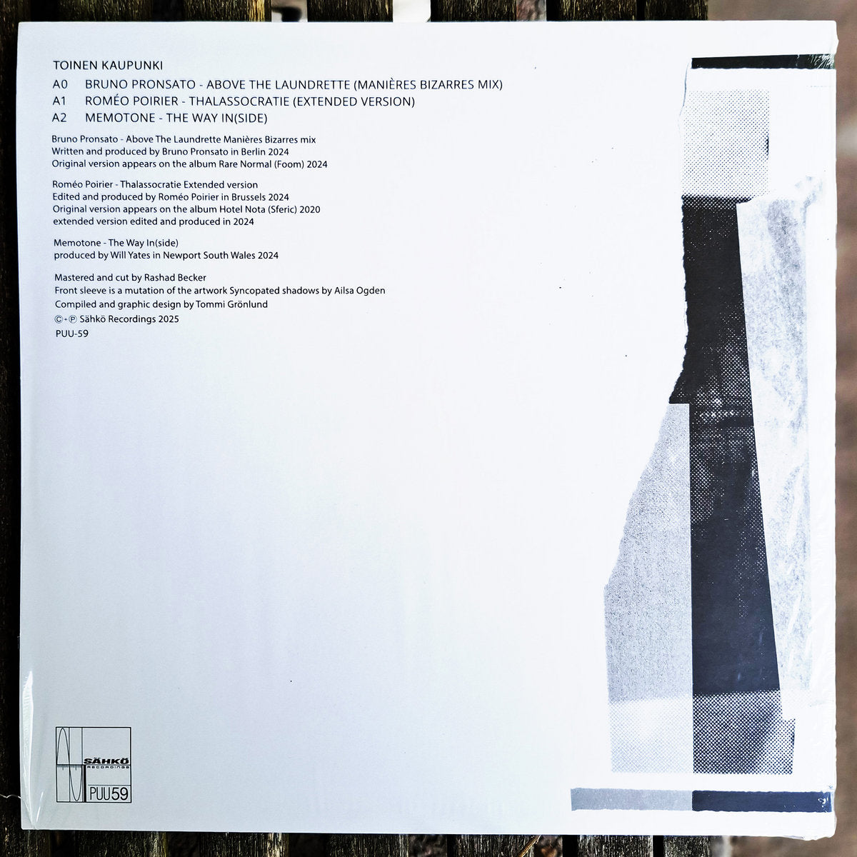 Bruno Pronsato, Roméo Poirier, Memotone - Toinen Kaupunki