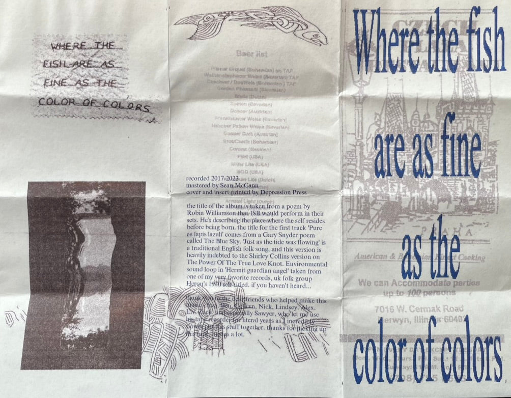 Erik Kramer - Where the fish are as fine as the color of colors (Cassette)