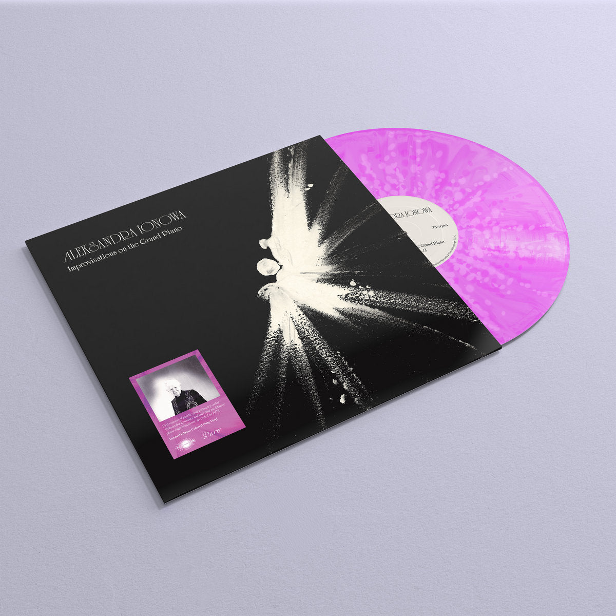 Aleksandra Ionowa - Improvisations on the Grand Piano splatter vinyl