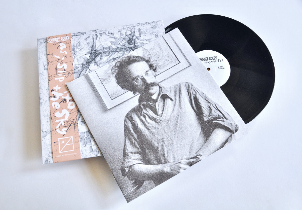 Johnny Coley - As I Slip Into The Sky, LP with booklet front. Lobby Art Editions, USA, 2026, LP. Available at Seasonal Work Records.