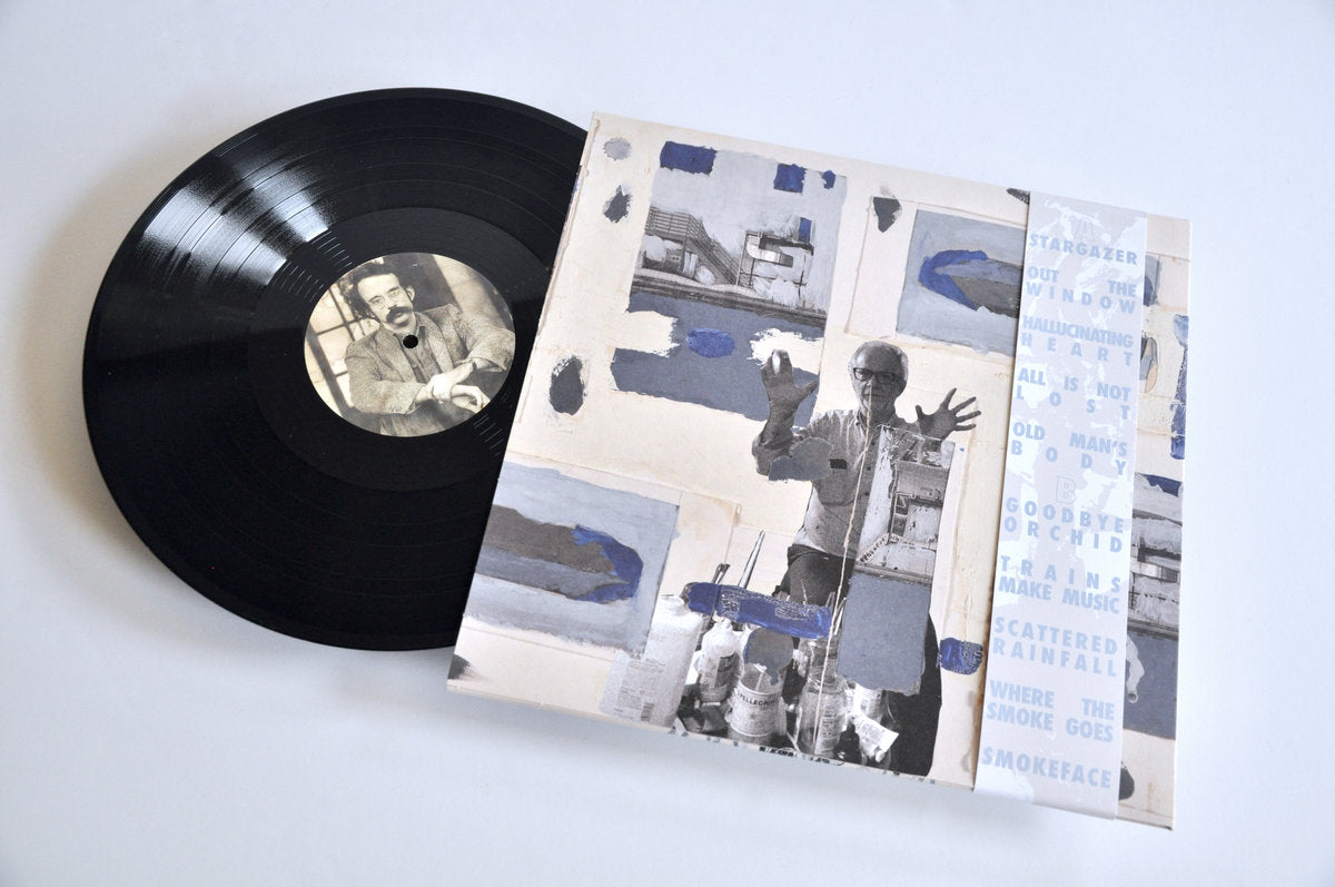 Johnny Coley - Where the Smoke Goes, LP back cover. Lobby Art Editions, USA, 2026, LP. Available at Seasonal Work Records.