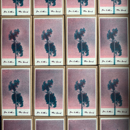Jon Collin - The Land cassette, front view. 2026 edition on Early Music. Available at Seasonal Work Records.