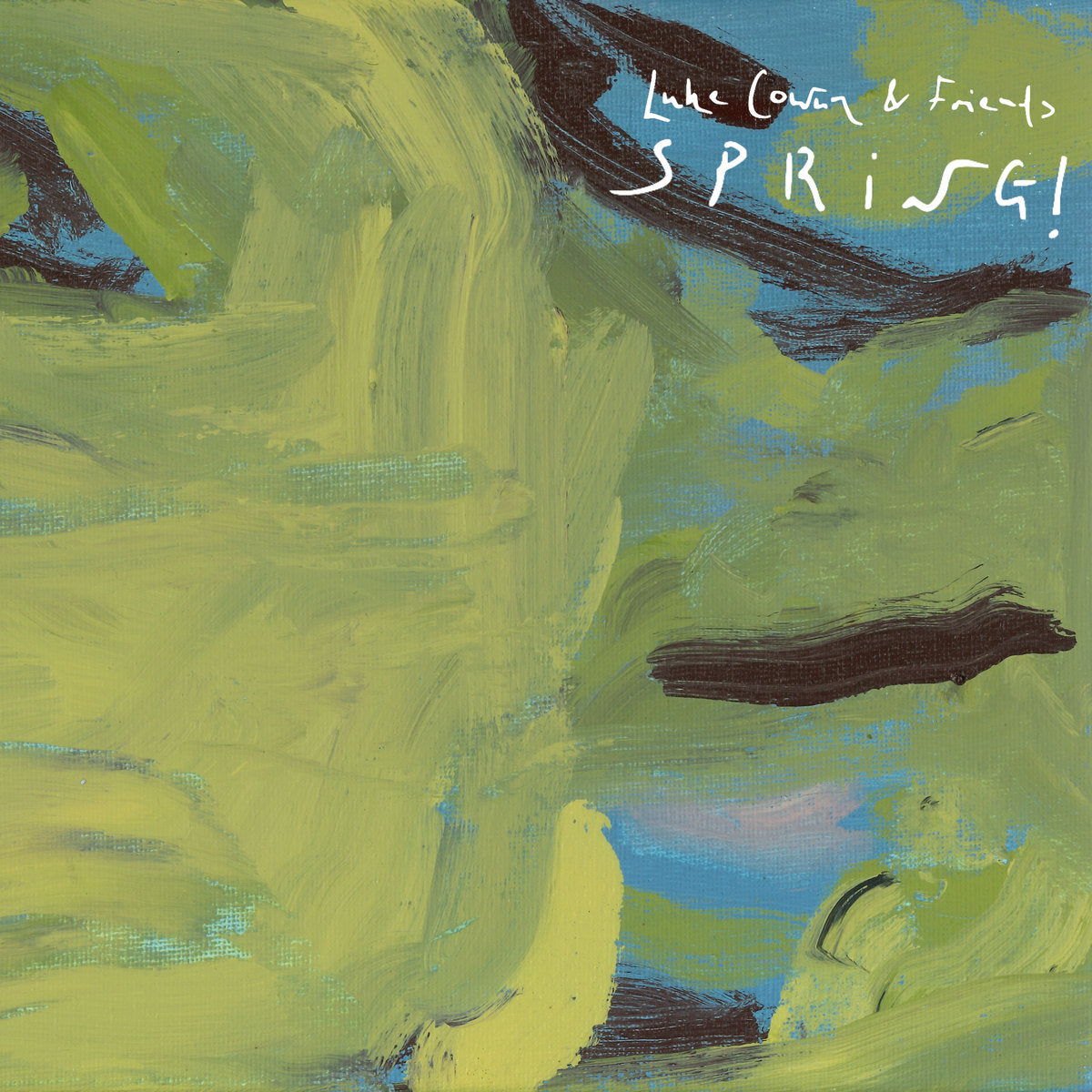 Luke Cowan & Friends - SPRiNG! album cover. 2026 cassette release on Infinite Expanse, London, UK. Available at Seasonal Work Records.