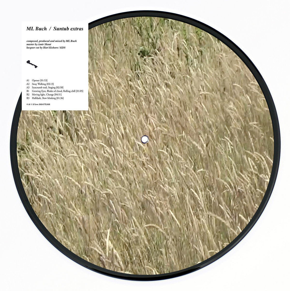 ML Buch - Suntub extras—10" picture disc with hype sticker