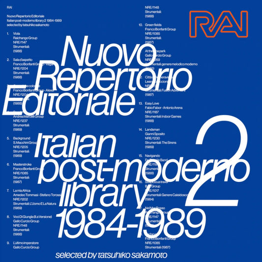 Tatsuhiko Sakamoto - Nuovo Repertorio Editoriale Italian post-moderno library 2 1984-1989 (CD)