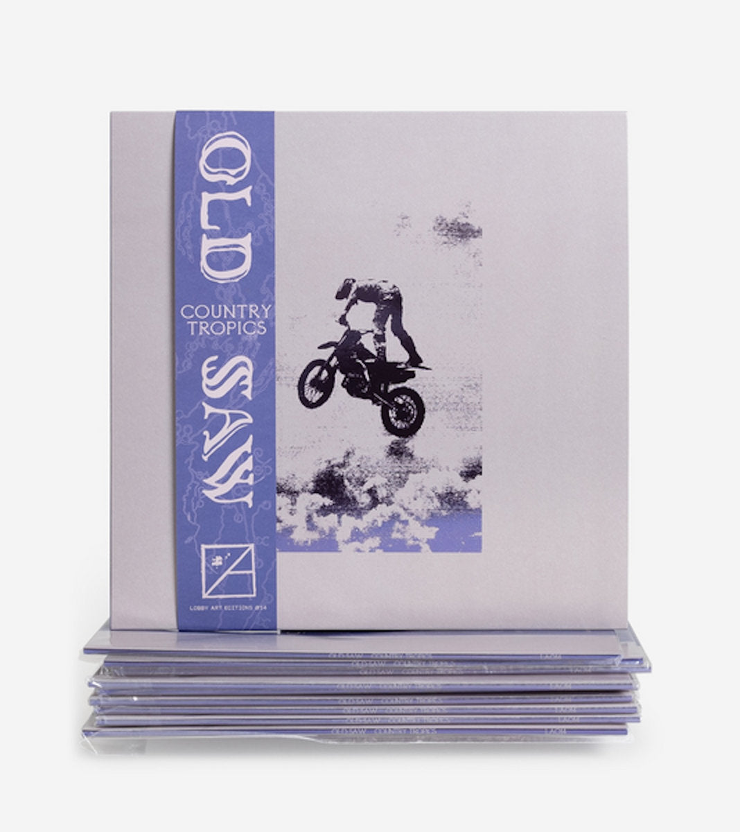 Old Saw - Country Tropics LP stack. Lobby Art Editions, LP, originally released in 2021. 5th Year Anniversary Repress, 2026. Available at Seasonal Work Records.