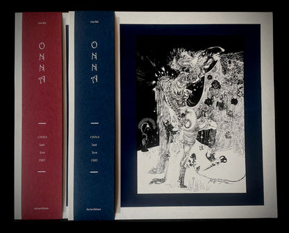 Onna Last Live 1983 2LP view, different obis. An'archives, Japan/France, 2026 2LP. Available at Seasonal Work Records.