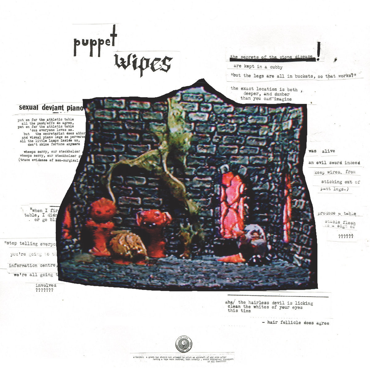 Puppet Wipes - The Stones Are Watching & They Can Be A Handful album cover