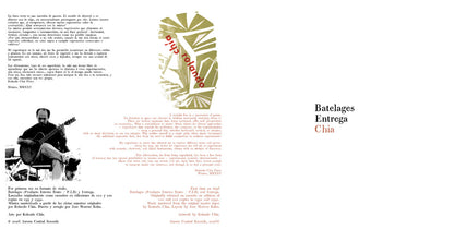 Rolando Chia - Batelages / Entrega booklet 1. Aurora Central Records, Mexico, 2026, LP. Available at Seasonal Work Records.