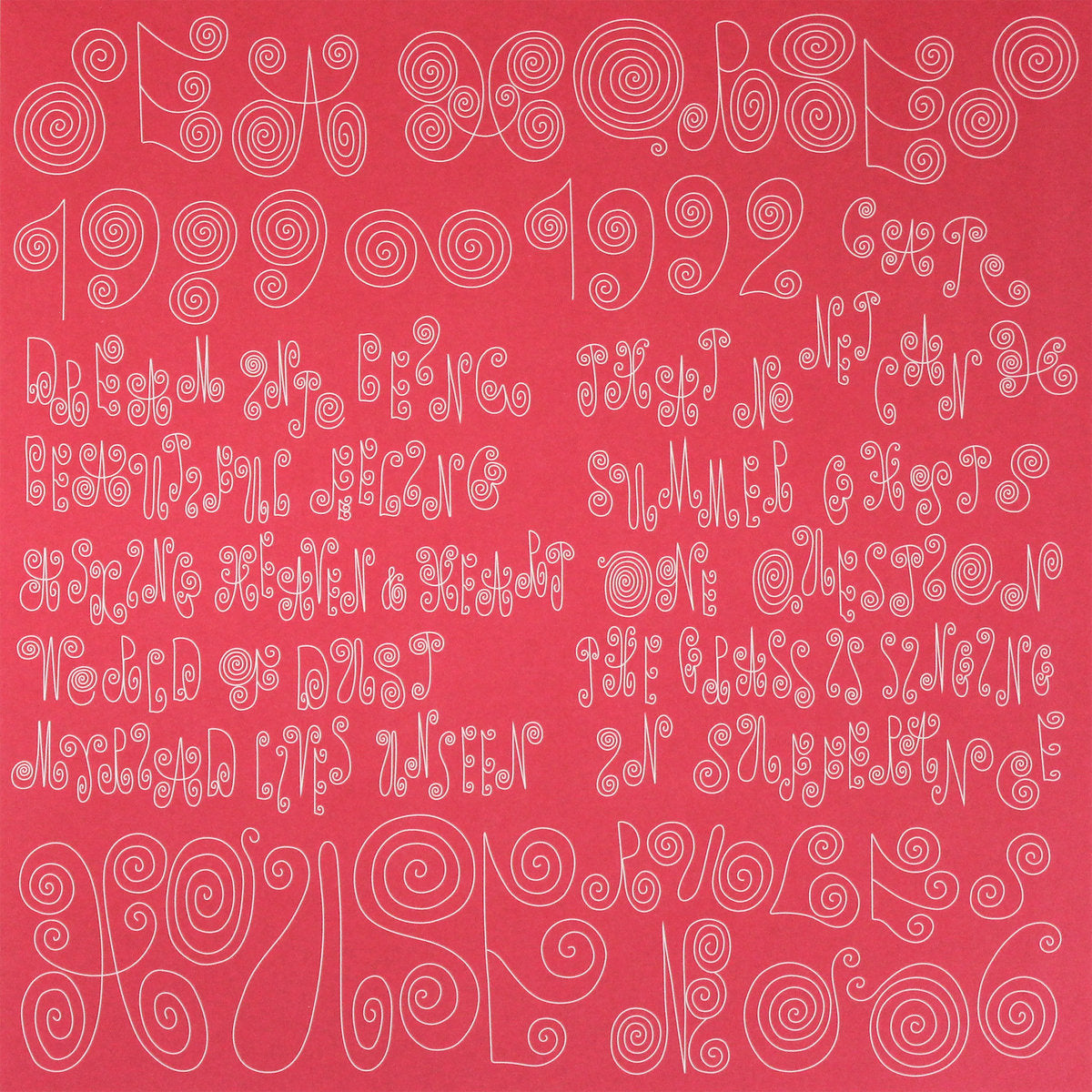 Sea Horses - 1989–1992 back cover. Goaty Tapes/House Rules, USA, 2026, vinyl LP. Available at Seasonal Work Records.