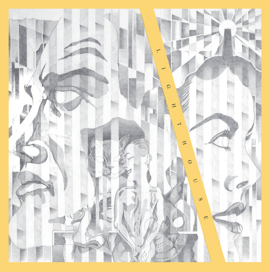 The Shadow Ring - Lighthouse album cover. Blank Forms Editions reissue, 2LP, 2026. Available at Seasonal Work Records.