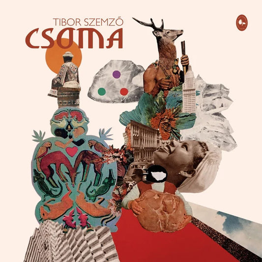 Tibor Szemző - Csoma album cover. Fodderbasis, Hungary, 2020, vinyl LP. Available at Seasonal Work Records.
