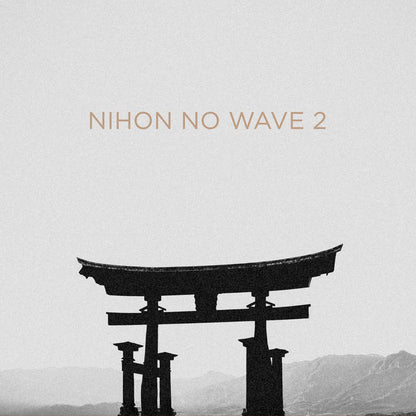 Silhouette of a traditional Japanese gate against a plain background with 'Nihon No Wave 2' text.